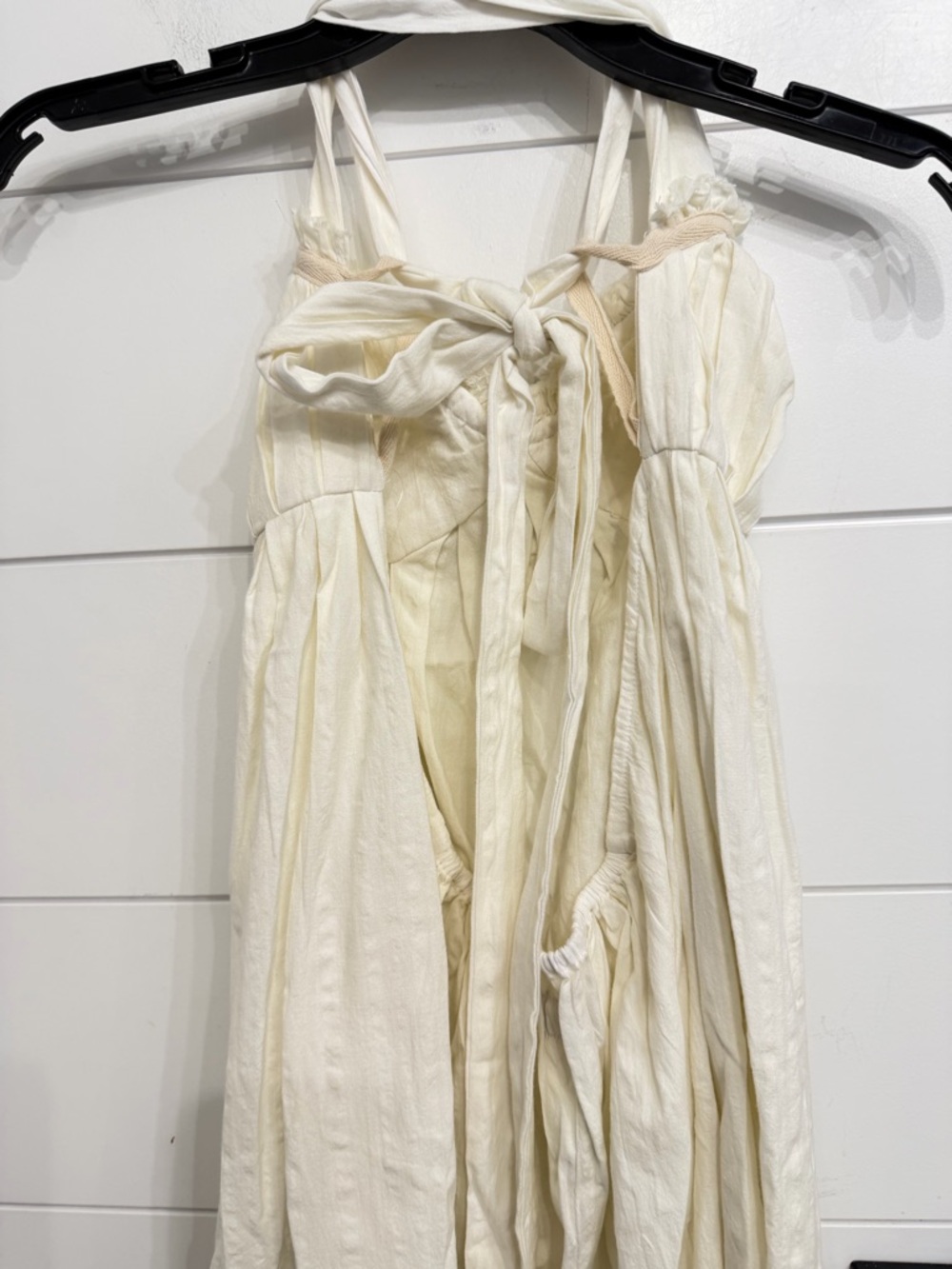 Free-est by Free People Ivory Poppy Cotton Midi Dress Size Medium 36581 - Picture 10 of 16